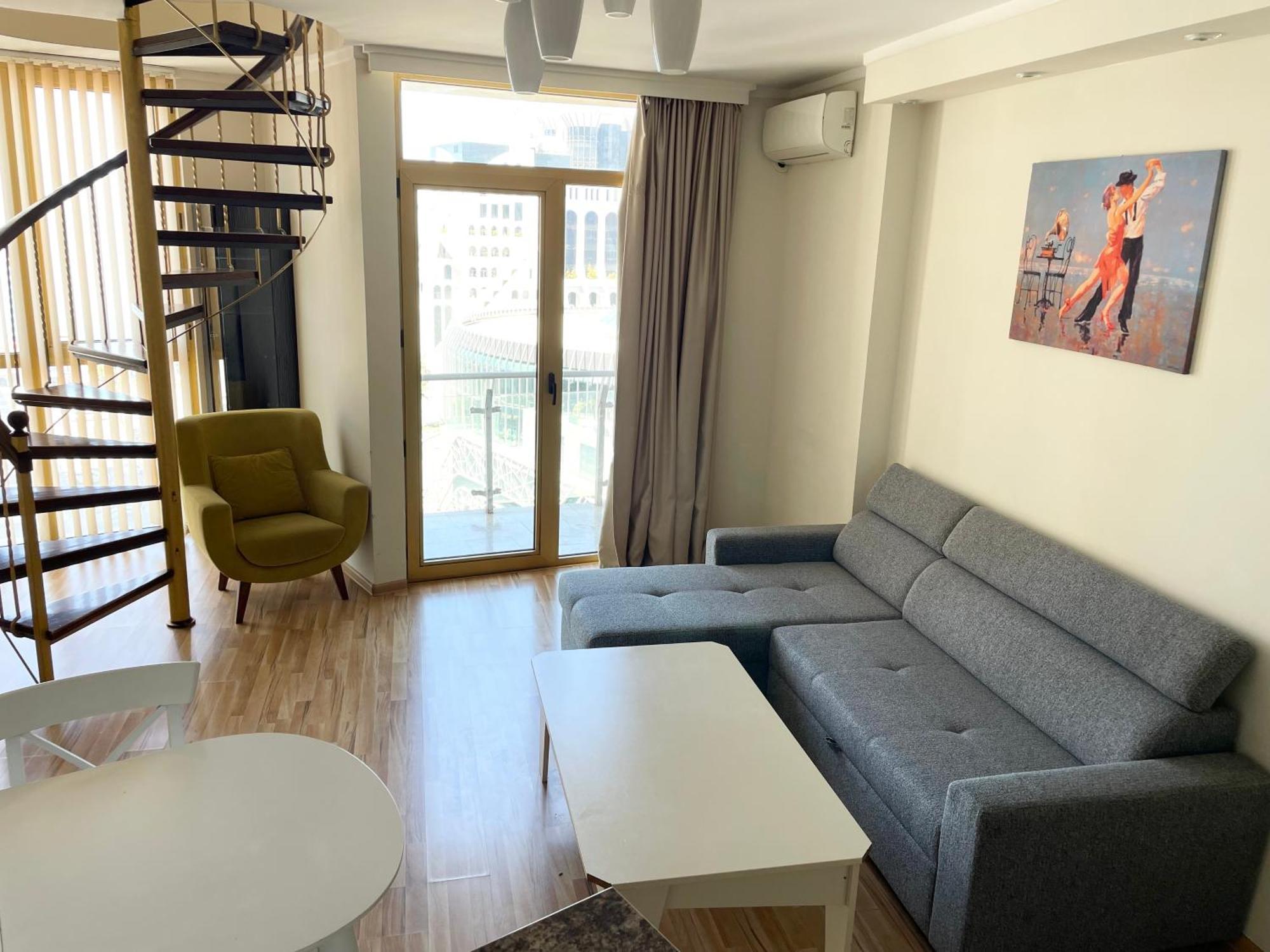 Sea View Apartment Batumi Bagian luar foto